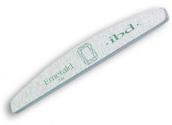 Пилка IBD 180/180 грит Изумруд для искусственных и натуральных ногтей Emerald File 