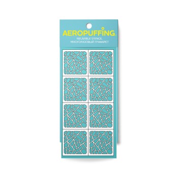 10103/016 Aeropuffing stencil №16 - трафарет №16(разбитое стекло)