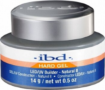 18018 IBD LED/UV Builder Gel Natural II, 14 г. – конструирующий камуфлирующий нейтрально-телесный ге